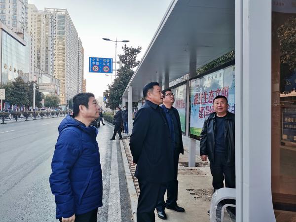 局党组书记,局长李辉督查文明创建工作_淮南市交通运输局